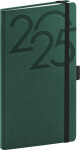Kapesní diář Ajax 2025, zelený, 15,5 cm