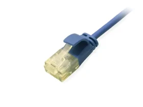 Equip SlimFlex modrá / Patch kabel / Cat6a U/UTP / 2 m / PoE+ / LSZH (626305)