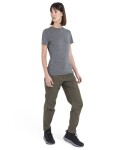 Dámské merino triko krátký rukáv ICEBREAKER Wmns 150 Tech Lite III SS Tee, Gritstone Heather-013 velikost: L