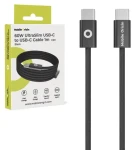 Mobile Origin CB11 UltraSlim černá / Datový kabel / USB-C na USB-C / 60 W / 1 m (MO-USC-CB11-BLK)