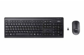 Fujitsu LX410 / 2.4GHz / bezdrátový set / klávesnice + myš / CZ + SK / USB dongle / černá (S26381-K410-L404)