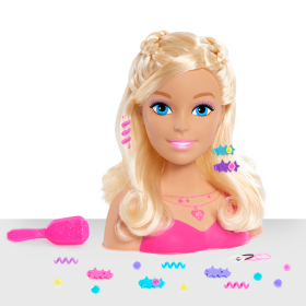 Barbie česací hlava - blonďatá - Alltoys Just Play