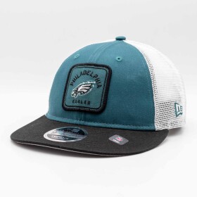 New Era Pánská kšiltovka Philadelphia Eagles NFL Patch Trucker Low Profile 9FIFTY Snapback