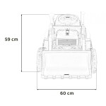 Mamido Dětský elektrický bagr JCB s lopatou žlutý