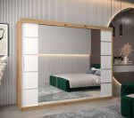 Šatní skříň Abi V4 Barva korpusu: Černá, Rozměry: 150 cm, Dveře: Černá
