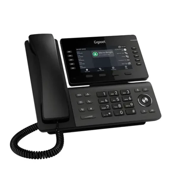 Gigaset PRO P850W IP černá / DECT IP telefon / WLAN / PoE / 5" TFT displej (S30853-H4104-R101)