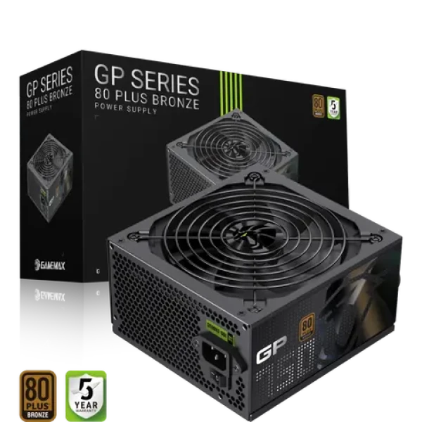 Gamemax GP 750B / Zdroj / 750 W / ATX / Non-Modular / 80 PLUS Bronze (GP 750B)