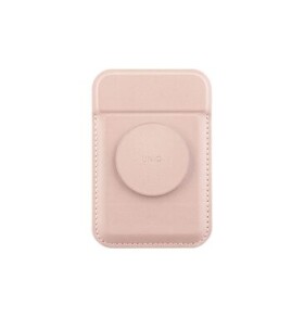 UNIQ FLIXA magnetická peněženka a stojánek s úchytem na mobilní telefon růžová (8886463687062)