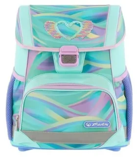 Herlitz Školní aktovka Loop Plus Minty Love / 17 l / boční a přední kapsa / reflexní prvky (400205349)