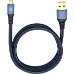 Delock USB 2.0 prodlužovací kabel plochý zahnutý [1x USB 2.0 zástrčka A - 1x USB 2.0 zásuvka A] 1.00 m černá oboustranně zapoji