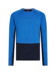 ICEBREAKER Mens Merino 260 ZoneKnit LS Crewe, Midnight Navy/Lazurite/Cb (vzorek) velikost: M