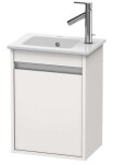 DURAVIT - Ketho Umyvadlová skříňka 55x40x29 cm, levá, lesklá bílá KT6417L2222