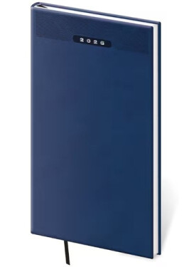 Diář 2026 týdenní kapesní Print Classic - modrá