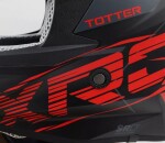 Motokrosová helma Xrc Totter blk/grey/red - XS / černá