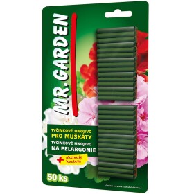 Mr. Garden tyčinky hnojivo pro muškáty 50 ks