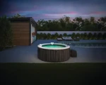 Marimex Pure Spa - Bubble Greywood Deluxe AP 4 / Vířivý bazén / nafukovací / pro 4 osoby / Wi-Fi (11400315)