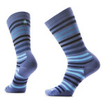 Unisex merino městské ponožky SMARTWOOL Everyday Spruce Street Crew Socks, Nightfall Blue velikost: 46-49 (XL)