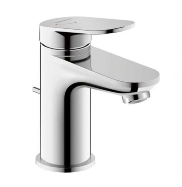 DURAVIT - Wave Umyvadlová baterie s výpustí, FreshStart, chrom WA1011001010