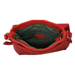 Jednoduchá dámská crossbody kabelka Fleda, červená