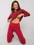 Dámské legíny RV LG 2850.24P Bordó - FPrice bordó L