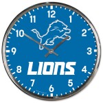 Hodiny Detroit Lions NFL Chrome Team Design