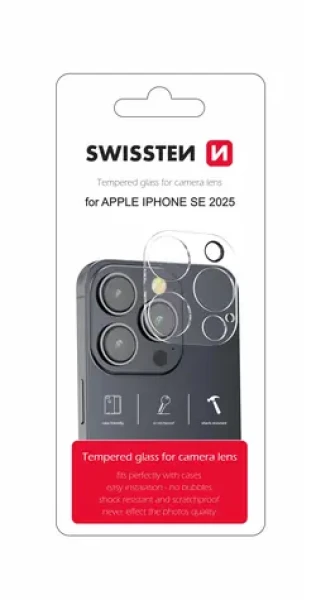 SWISSTEN ochranné sklo na čočku fotoaparátu pro APPLE IPHONE 16e (94500127)