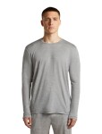 ICEBREAKER Mens Merino 150 Lodge LS Tee, Metro Heather velikost: XL