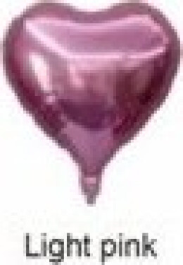 Fóliový balónek Srdce světle růžová - Moje party