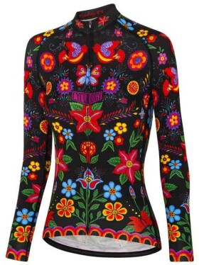 Cyklodres CYCOLOGY Summer Frida, dámský, dlouhý rukáv (Motiv Frida, velikost L)