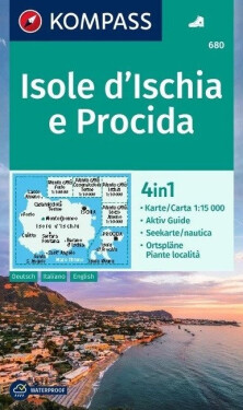 Isole d´ Ischia e Procida 1:15 000 / turistická mapa KOMPASS 680