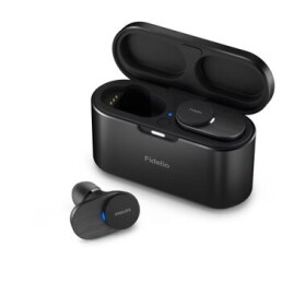 Philips Fidelio T1 černá / Bezdrátová sluchátka s mikrofonem / 9 + 25 hodin / ANC / Bluetooth 5.2 (T1BK)