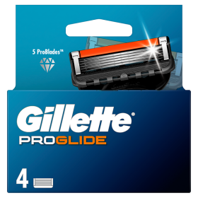 Gillette ProGlide Náhradní Holicí Hlavice Pro Muže, 4 Náhradních Holicích Hlavic