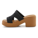 Žabky Crocs Brooklyn Woven Slide Heel W 209979-001 EU 36/37
