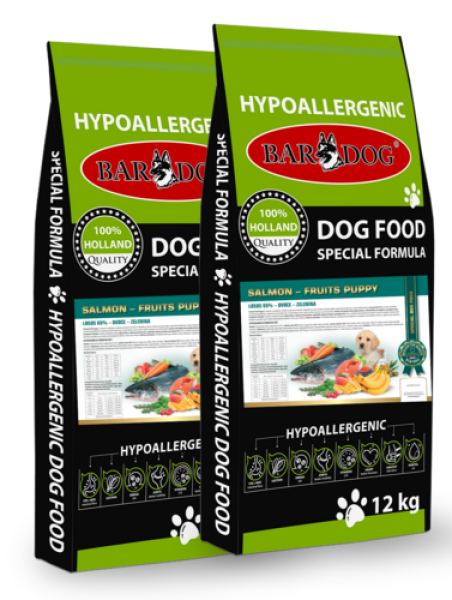 BARDOG SALMON FRUIT PUPPY 2 x 12 kg