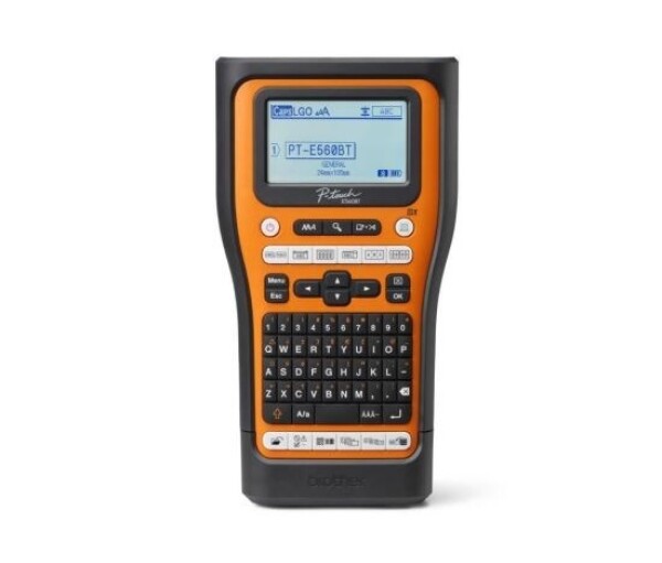 BROTHER tiskárna štítků PT-E560BTVP - 12,24mm, pásky, mobilní, s pouzdrem, Tiskárna Štítků pro průmysl a elekt