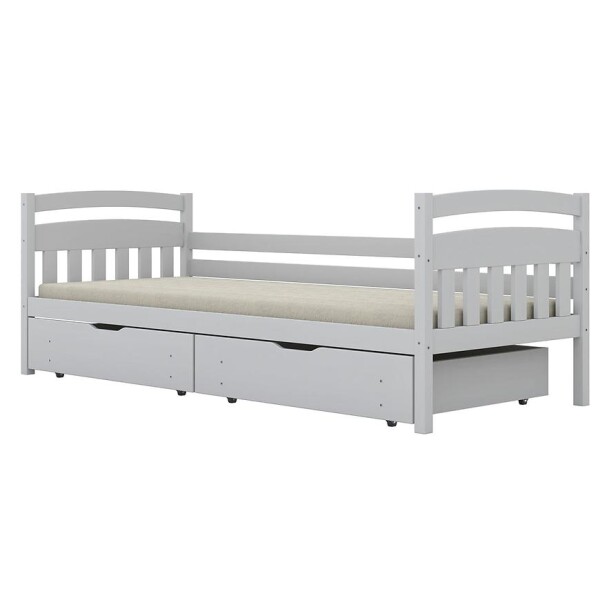 Postel Tosia velké zásuvky 90x200 bílá