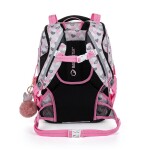 Bagmaster LUMI 22 A školní batoh - bílá kočka s mašlí