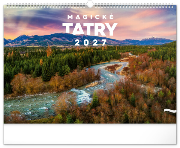 Nástěnný kalendář 2027 Notique Magické Tatry, 48 x 33 cm