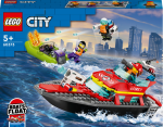 LEGO® City 60373 Hasičská záchranná loď člun