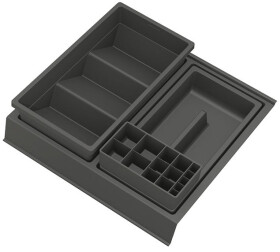 Gollinuci Koupelnový organizér antracit 322x308