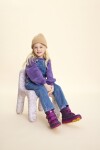 Affenzahn Mid boot Vegan Comfy Reflex Berry Bird