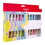 Amsterdam Soft Colors sada 24 x 20 ml pastelové odstíny