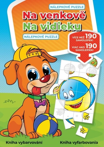 Na venkově Nálepkové puzzle Na vidieku Nálepkové puzzle