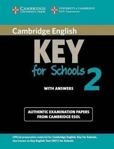 Camb Key Eng Tests for Sch 2: SB w Ans - Kolektiv autorú