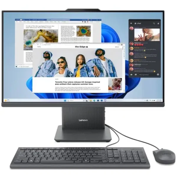 Lenovo IdeaCentre AIO 27ARR9 šedá / 27" FHD / AMD Ryzen 5 7535HS 3.3GHz / 16GB / 512GB SSD / AMD Radeon / W11H (F0HQ003XCK)