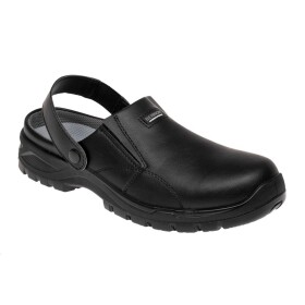 Obuv BNN BLACK SB ESD SLIPPER omyvatelný pracovní nazouvák černý 45 černá