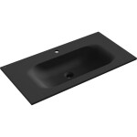MEXEN - Vela umyvadlo zapuštěné do desky 91 x 46,5, černá mat 25239071