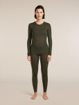 Dámské merino spodky ICEBREAKER Wmns 175 Everyday Leggings, Dark Loden velikost: M