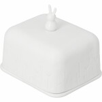 Räder Porcelánová máslenka Floral Spring, bílá barva, porcelán