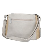 Trendy dámská koženková crossbody kabelka Vanda, šedá
